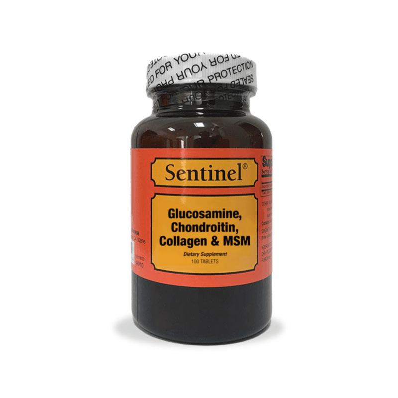 Sentinel Glucosamine,chondroitin,collagen& Msm 100tablets