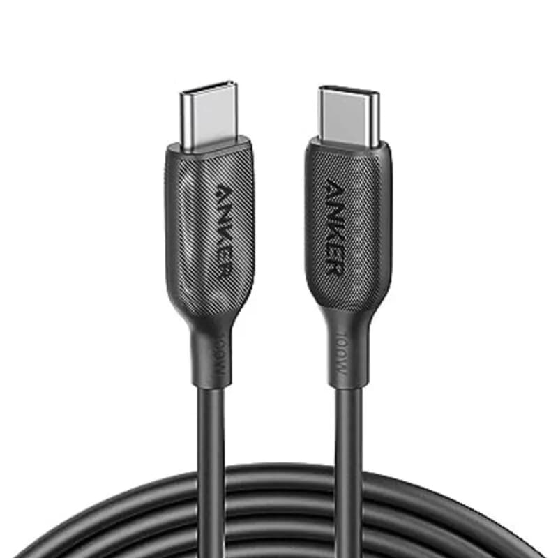 Anker 322 Usb-c To Usb-c Cable (3ft Braided)-(Black)