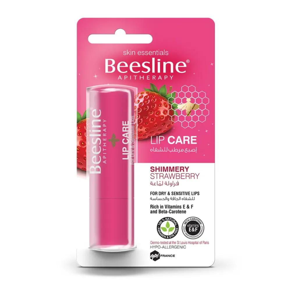 Beesline Lip Care Shimmery Strawberry 4g