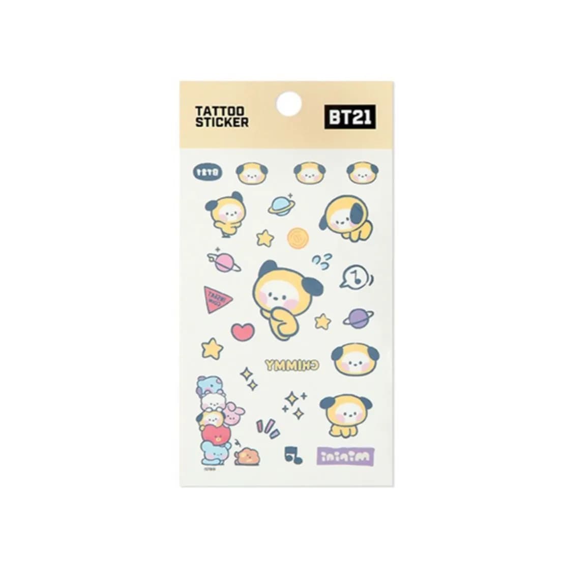 BT21 Tattoo Sticker Chimmy