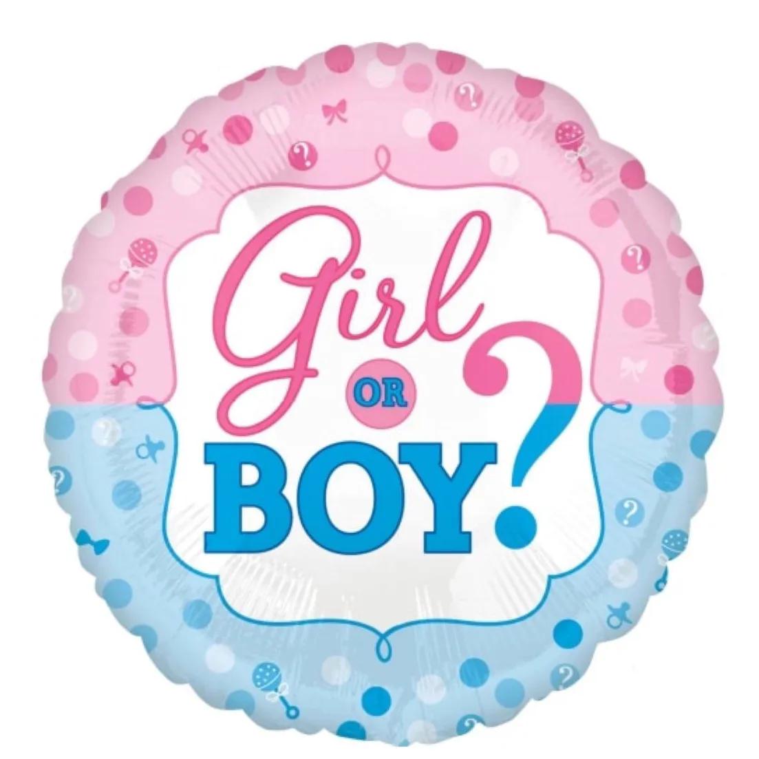 Girl or Boy Rounded Helium Balloon