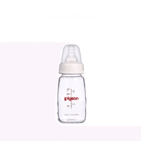 Pigeon Flexible Glass Bottle Code:pa292-k4 With Round Hole 0+m 120ml