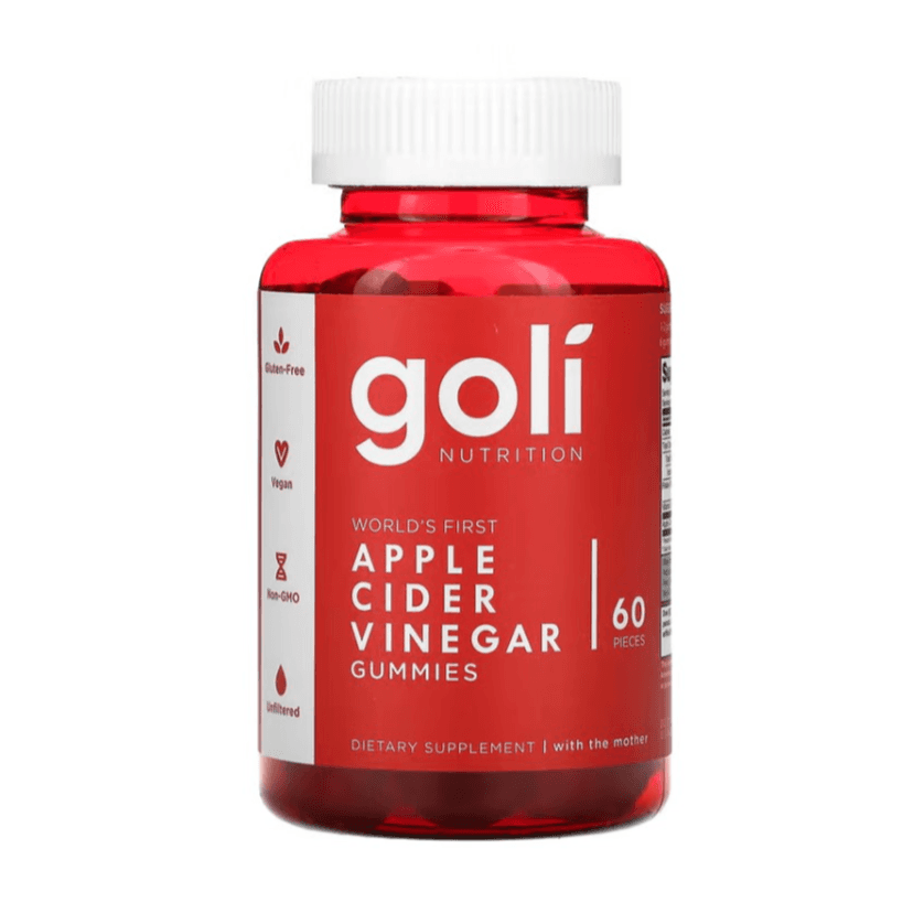 Goli Nutrition Apple Cider Vinegar Gummies 60 Pcs