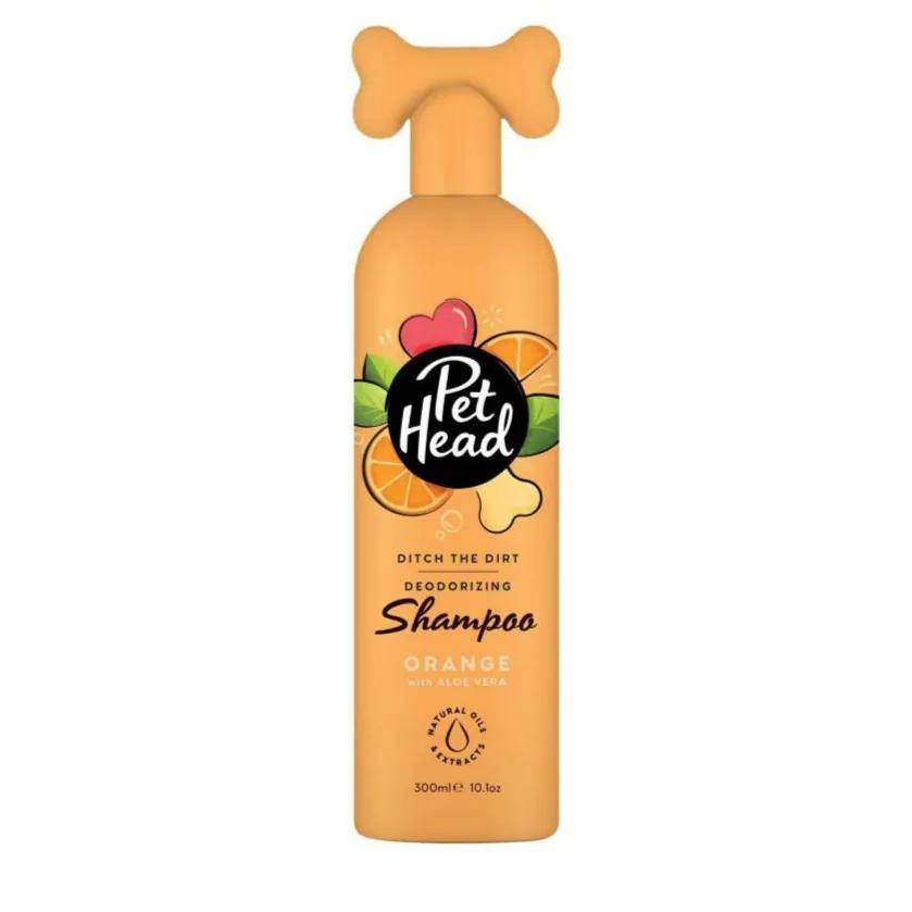 Pet Head Dog Deodorizing Shampoo Orange With Aloe Vera 300ml