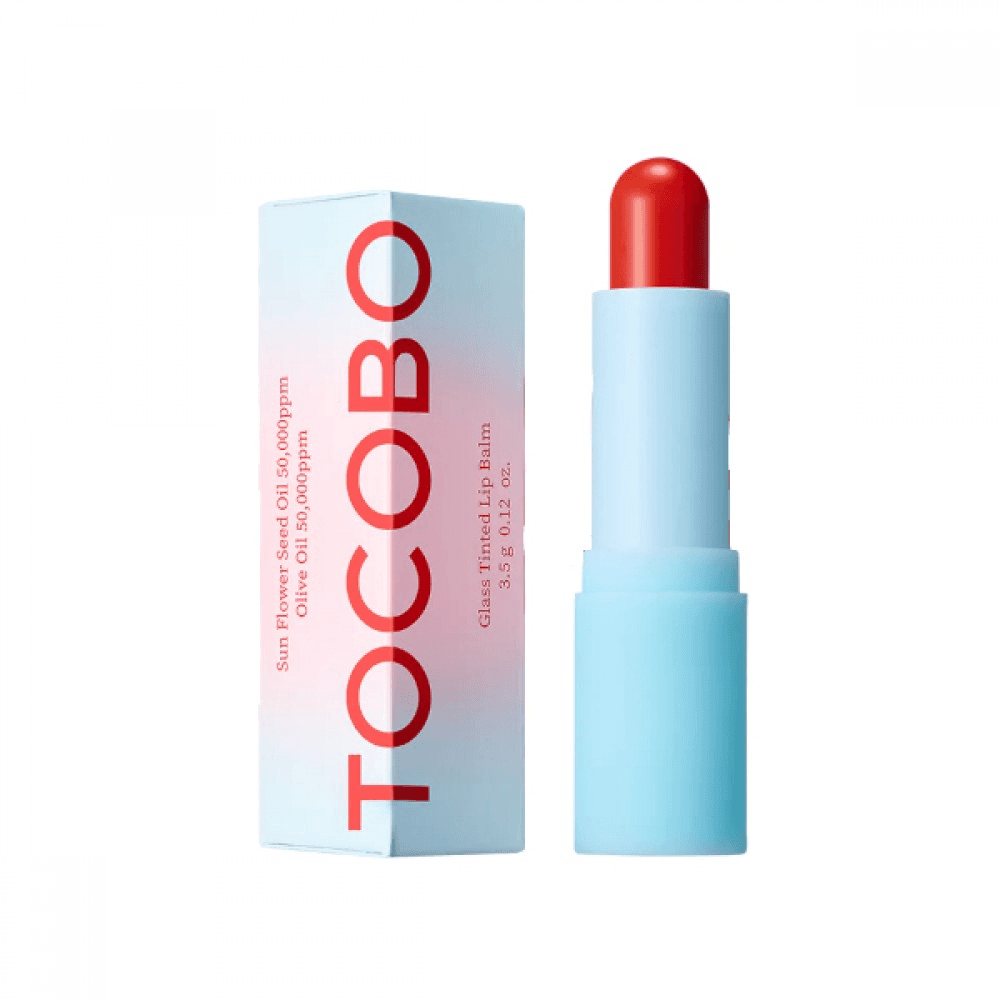 Tocobo Glass Tinted Lip Balm 013 Tangerine Red