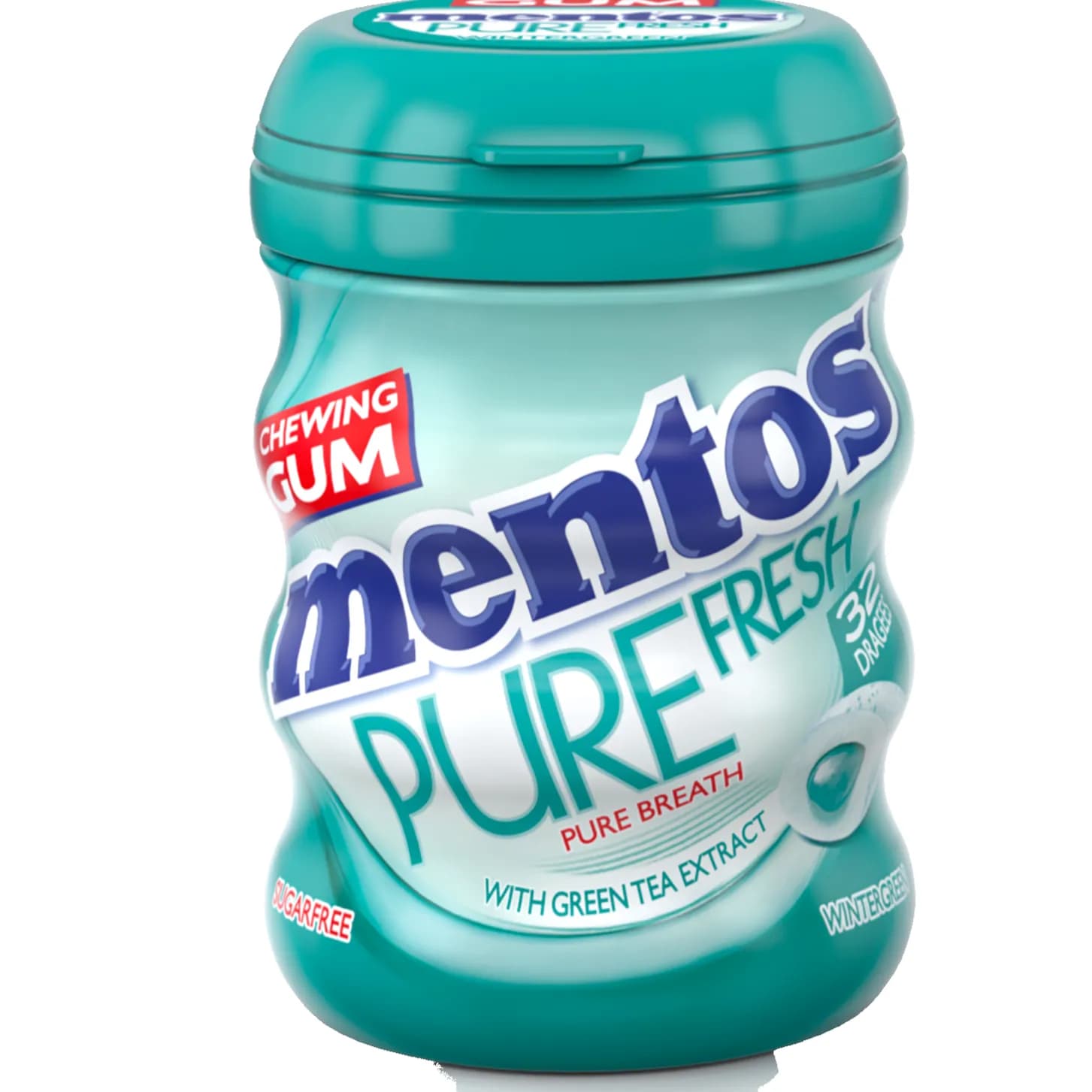 Mentos Bottle Sugarfree 56g: Fresh With Green Tea