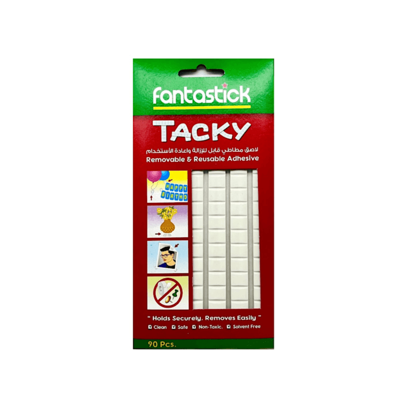 مادة لاصقة مؤقتة وقابلة للإعادة Fantastick Tacky بكمية 90 قطعة - 8358