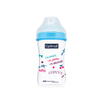 Optimal PP Extra Wide Neck Feeding Bottle 240ml