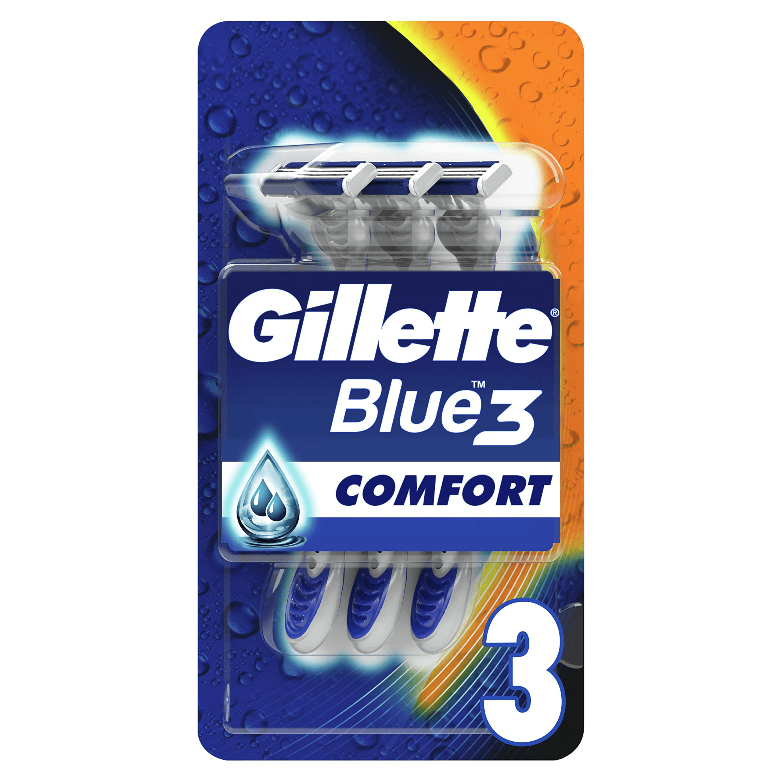 Gillette Blue 3 Comfort 3 Pieces