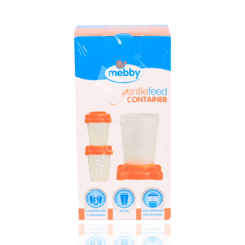 Mebby Breast Milk Container 3's 91547