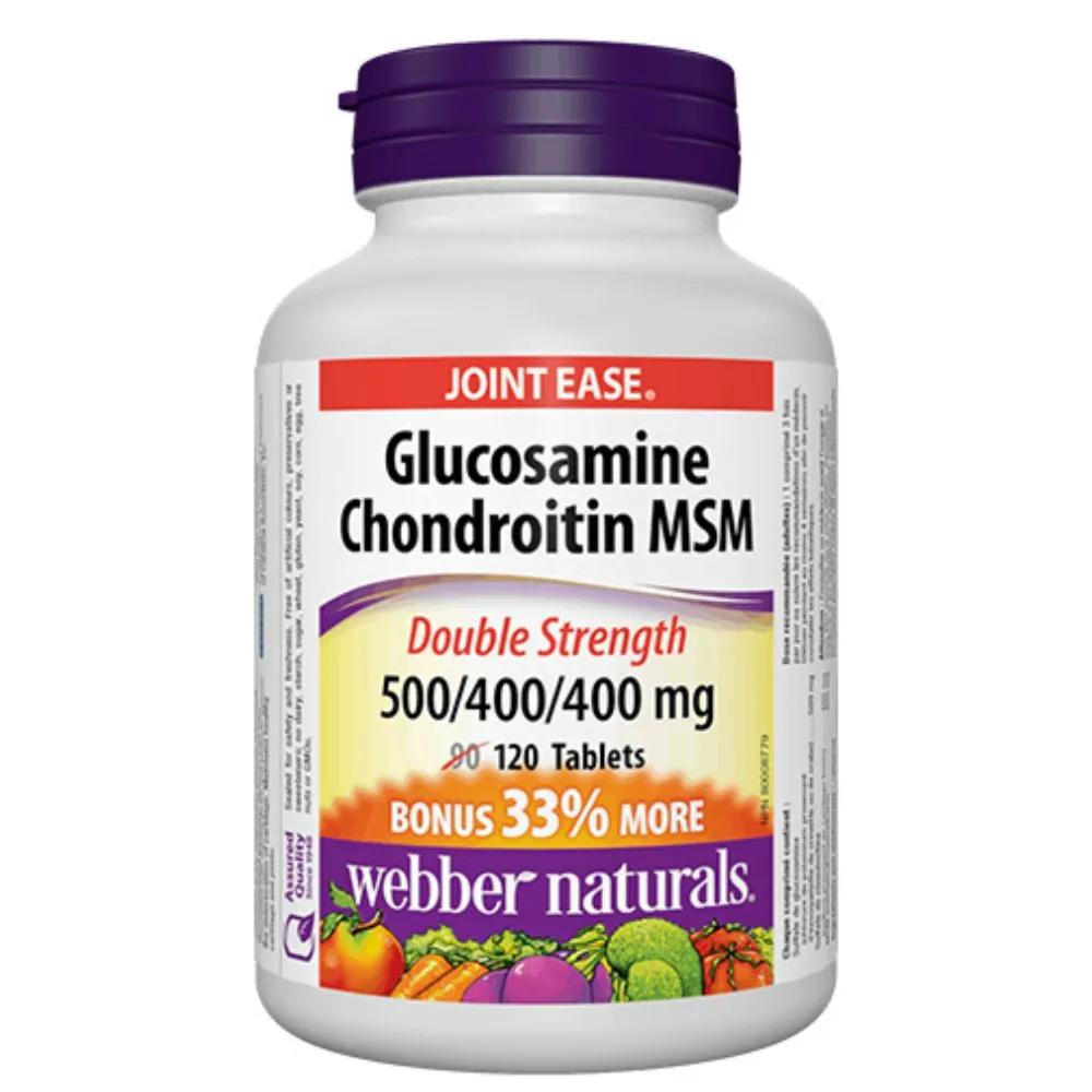 Webber Naturals Glucosamine Chondroitin Msm Tab 120's