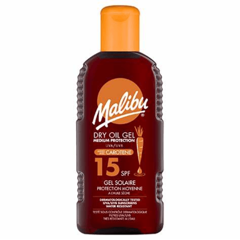 Malibu Dry Oil Gel With Spf 15 200Ml