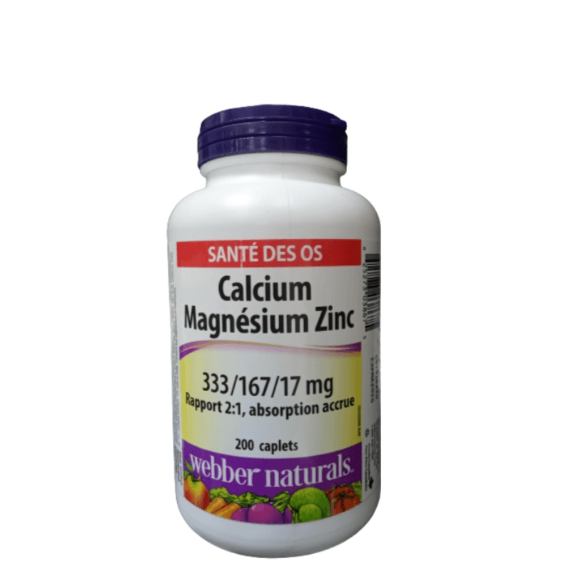 Webber Naturals Calcium Magnesium Zinc Cap 200S