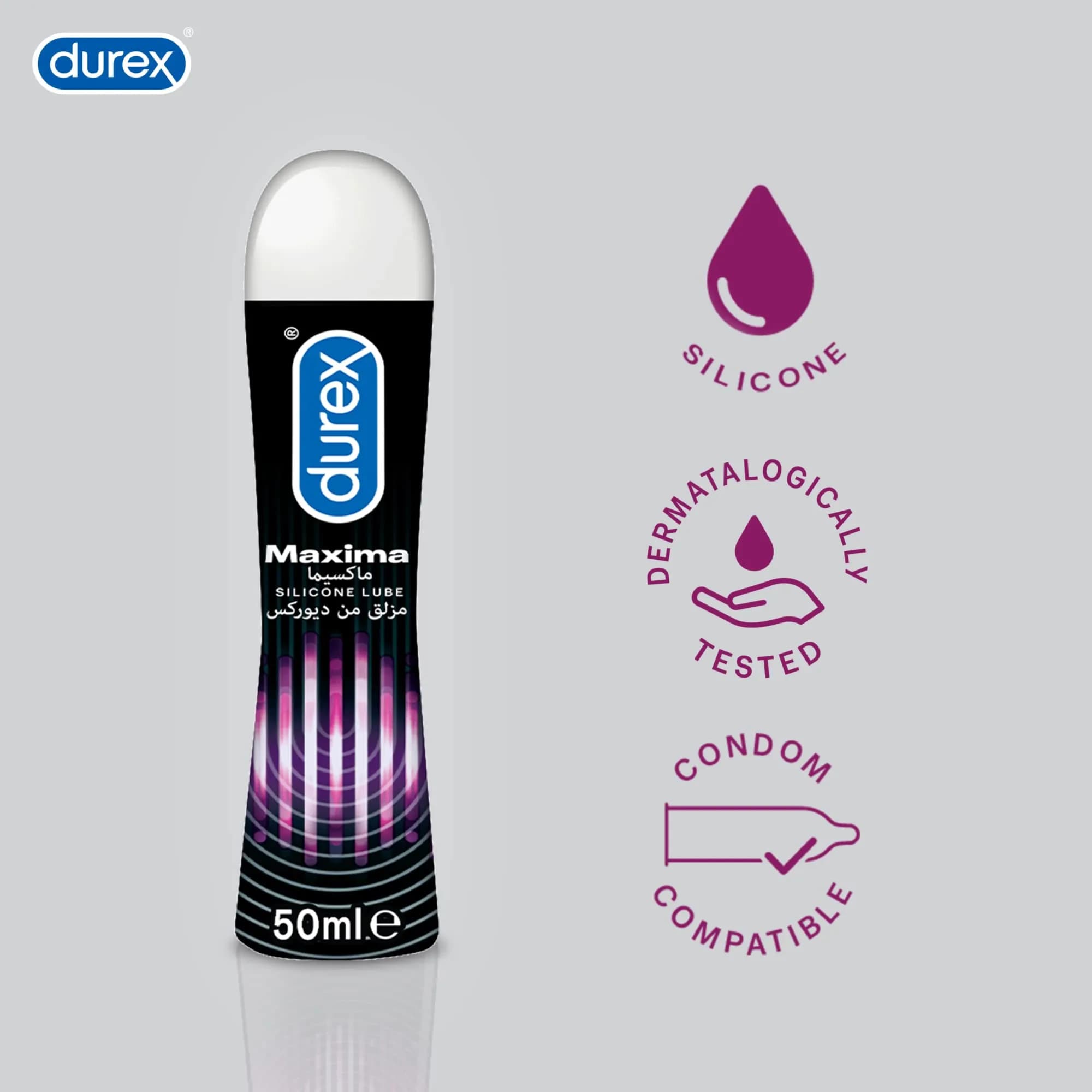 Durex Silicone Lube Maxima 50Ml