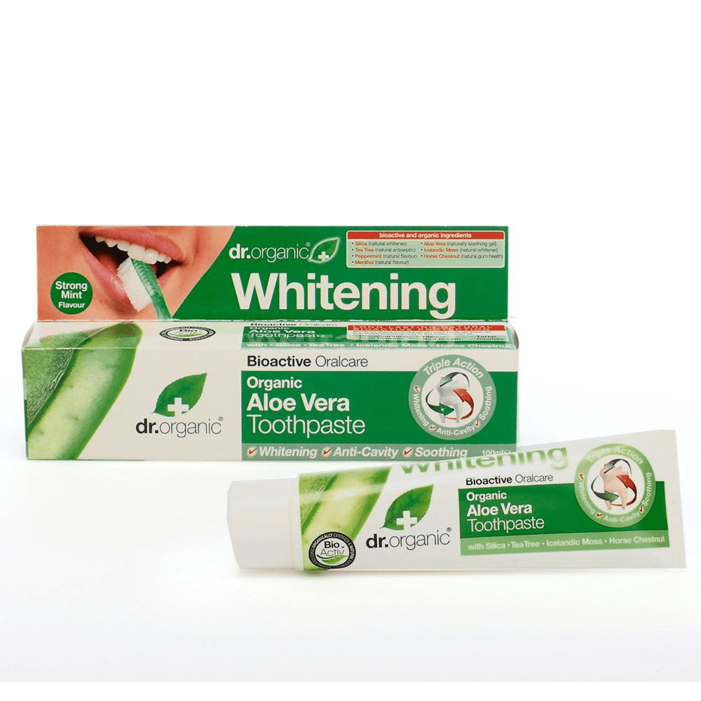 Dr.organic Aloe Vera Whitening Toothpaste 100 Ml