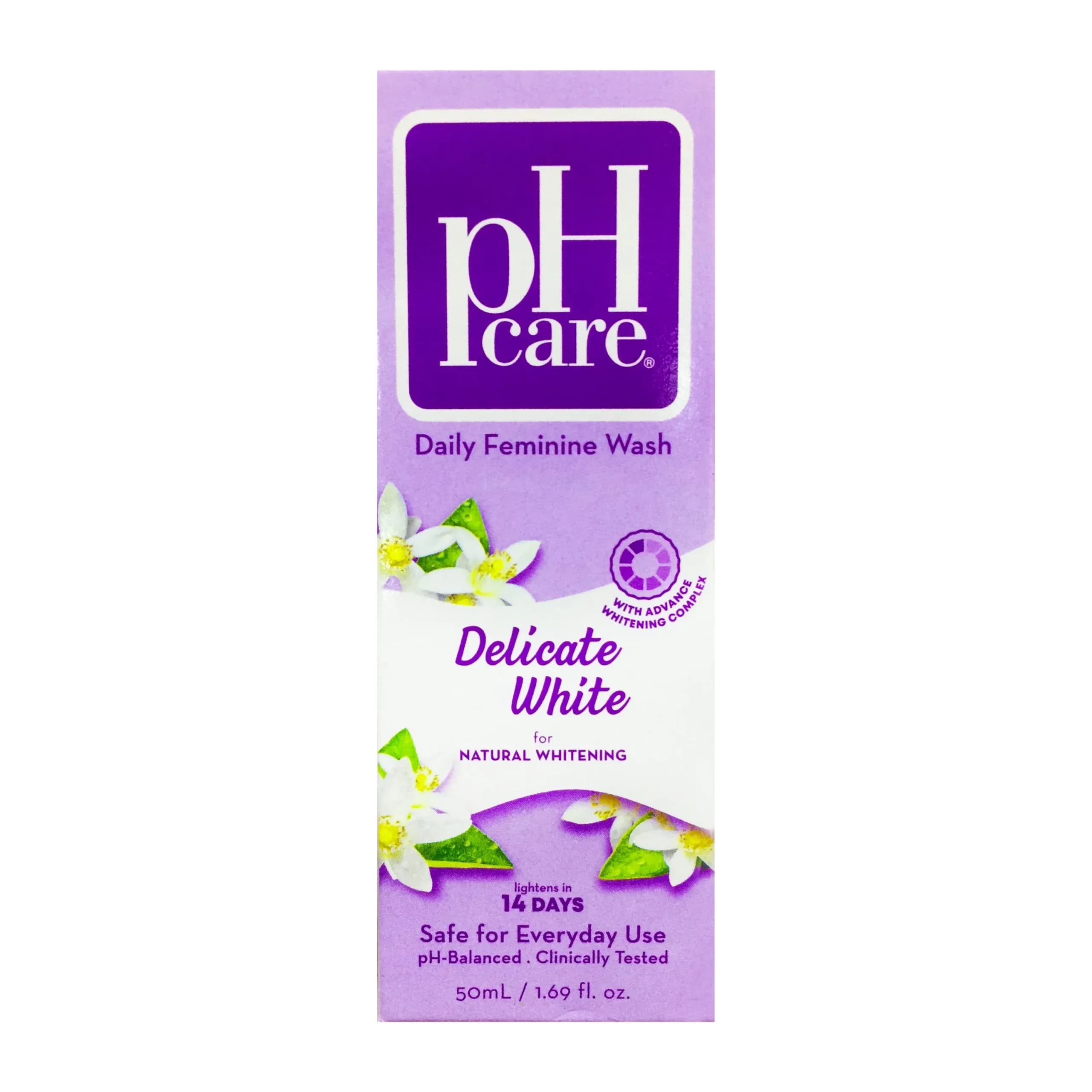 Ph Care Daily Feminine Wash Delicate White Natural & Whitening  Lightens 14 Days