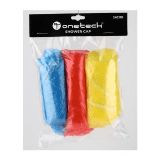 Onetech Coloured Shower Cap Sa1310 3 Pieces