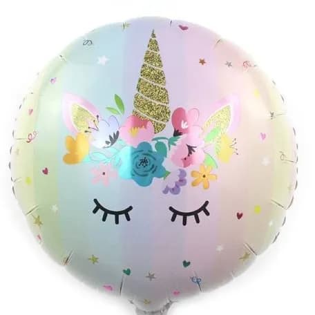 Unicorn Rounded Helium Balloon B