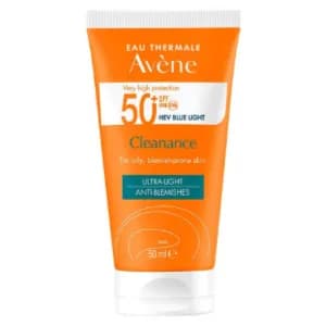 Avene Cleanance Face Sunscreen Spf50+ For Sensitive Oily Blemish Prone Skin 50Ml