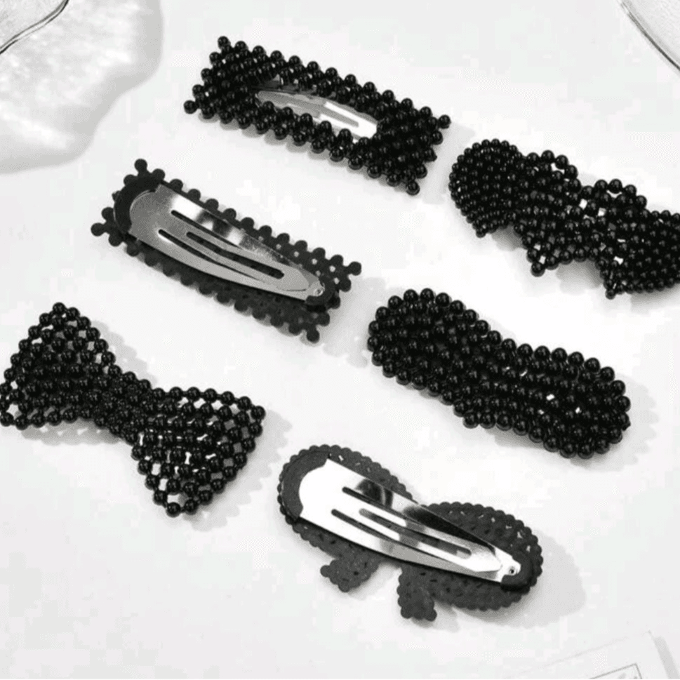 Hair Clips, 6 Pieces, W-01