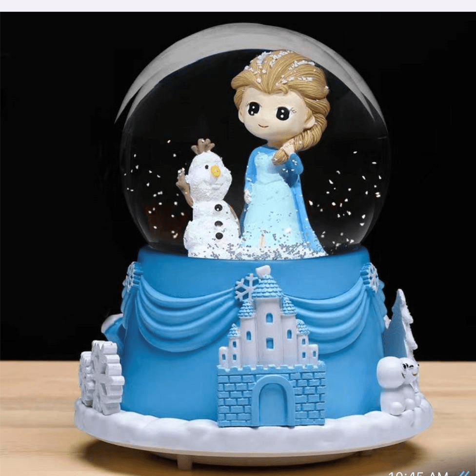 Frozen Rotating Crystal Ball