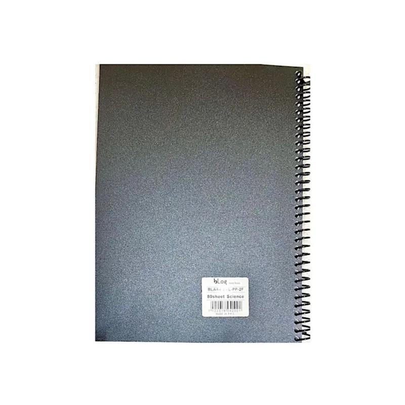 Blog University Notebook Science 80 Sheets Size A4 Black Colour - 5806