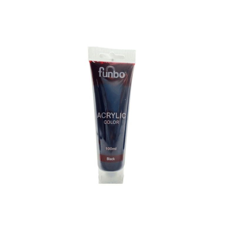 Funbo Acrylic Black Colour 100ml - 10983