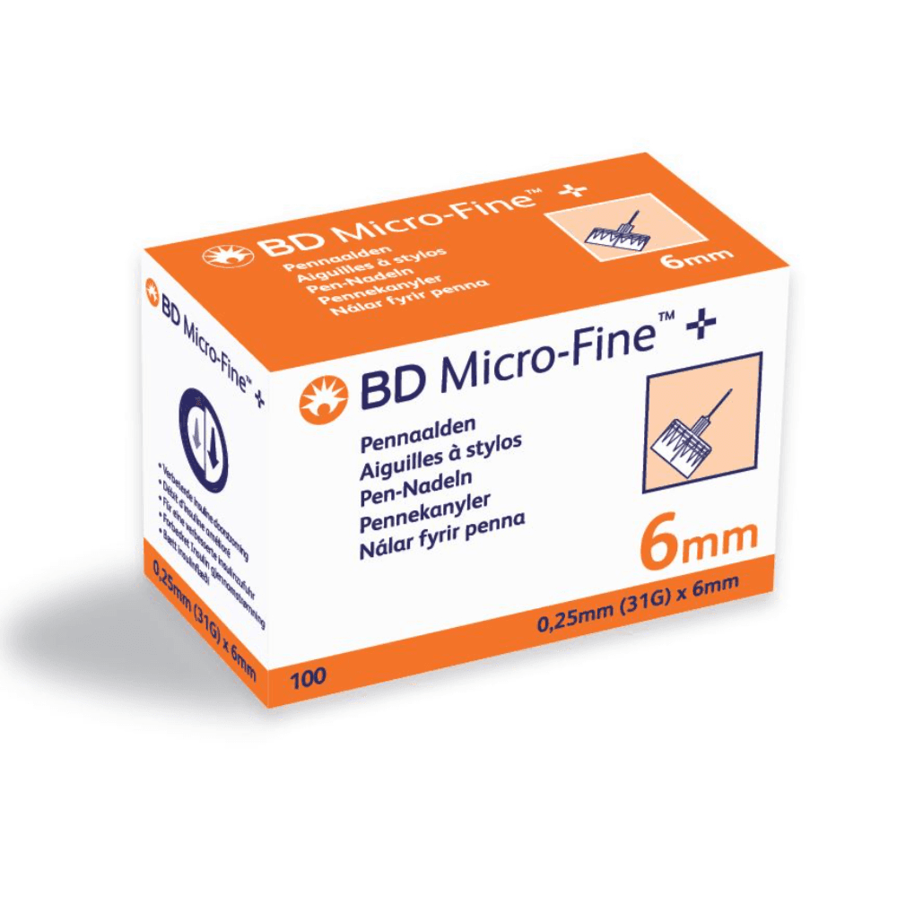 BD micro fine plus 6 mm 31 G