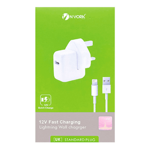 Nyork 12V Fast Charging Lightning Wall Charger