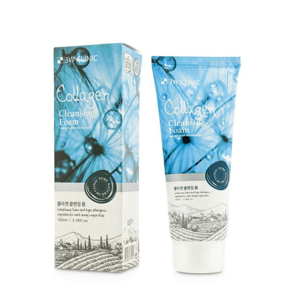 3W Clinic Collagen Cleansing Foam