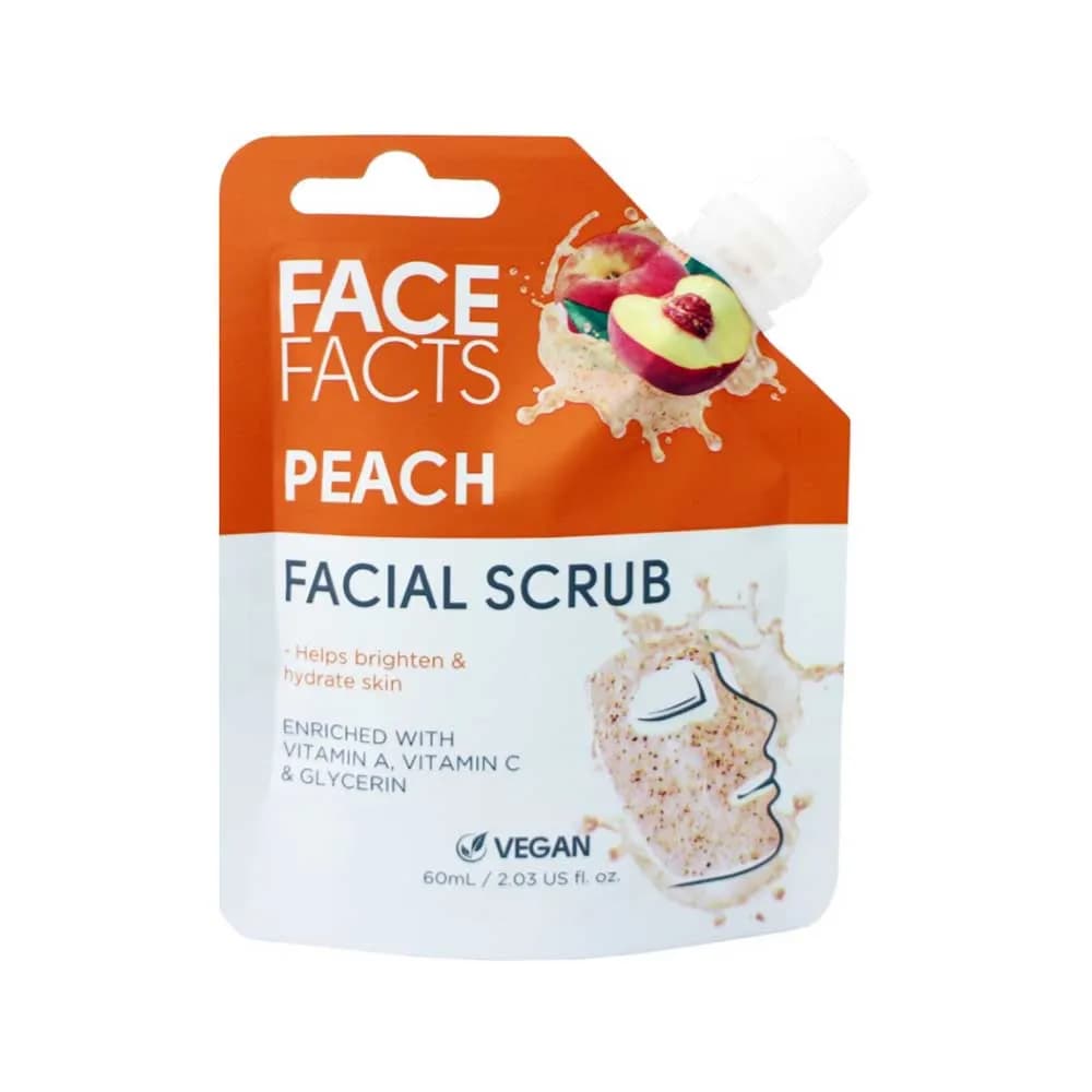 Face Facts Facial Scrub Peach 60ml