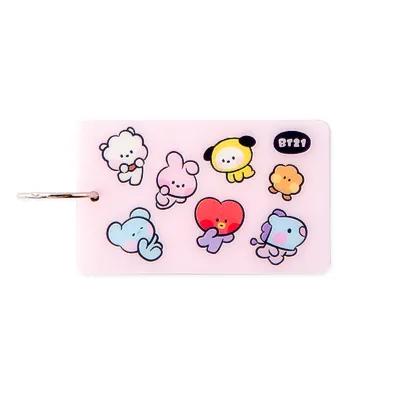 BT21 Ring Word Book Pink