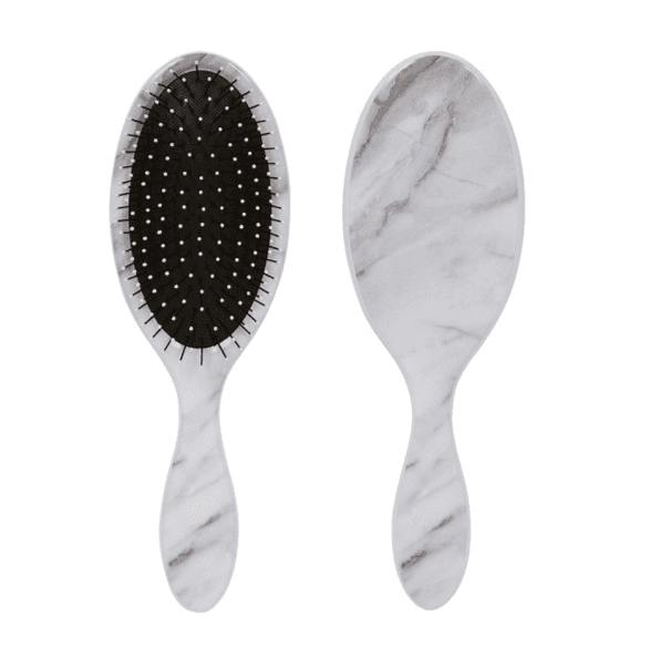 Cala - Black/White Marble Hair Brush - 66802 No. 3408