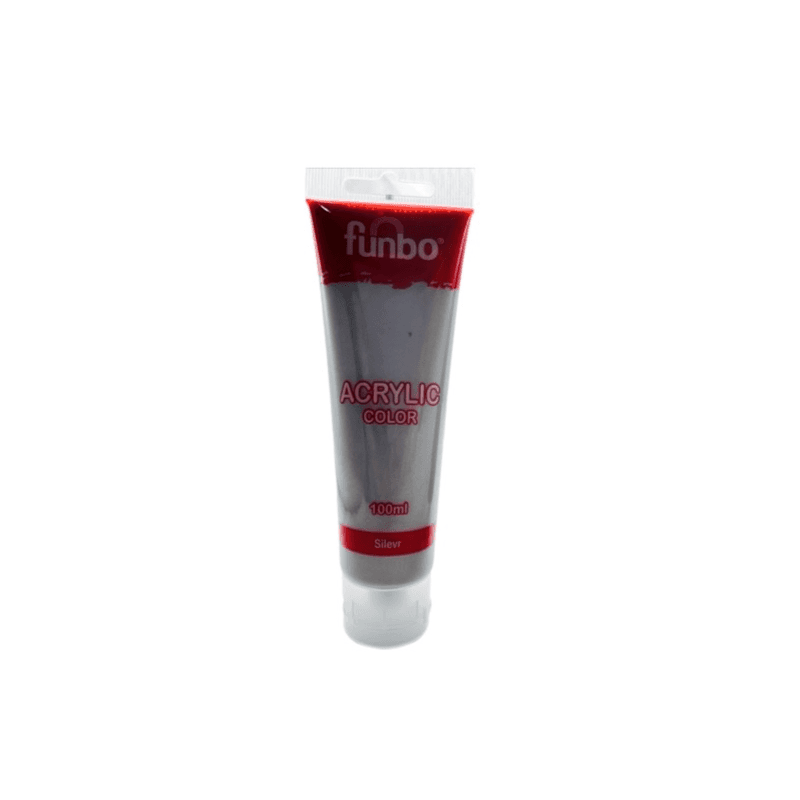 Funbo Acrylic Silver Colour 100ml - 10984