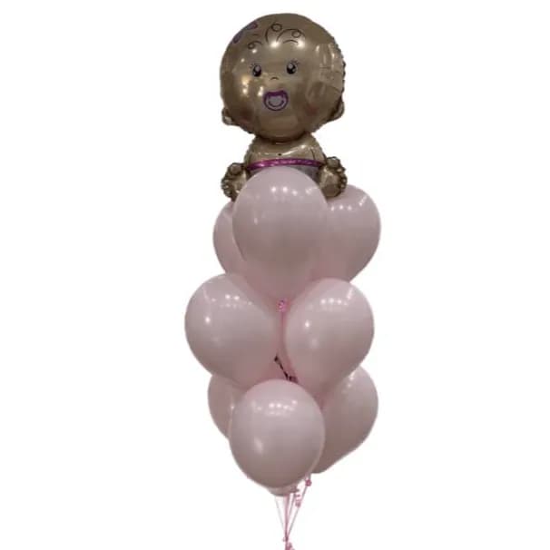 Baby Girl Helium Balloons Set 3