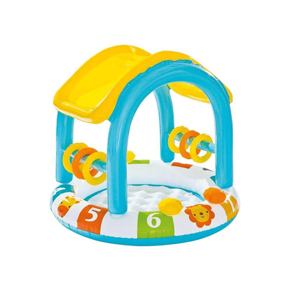 Intex Inflatable Count With Me Shaded Baby Pool -102 x 86 x 102 cm