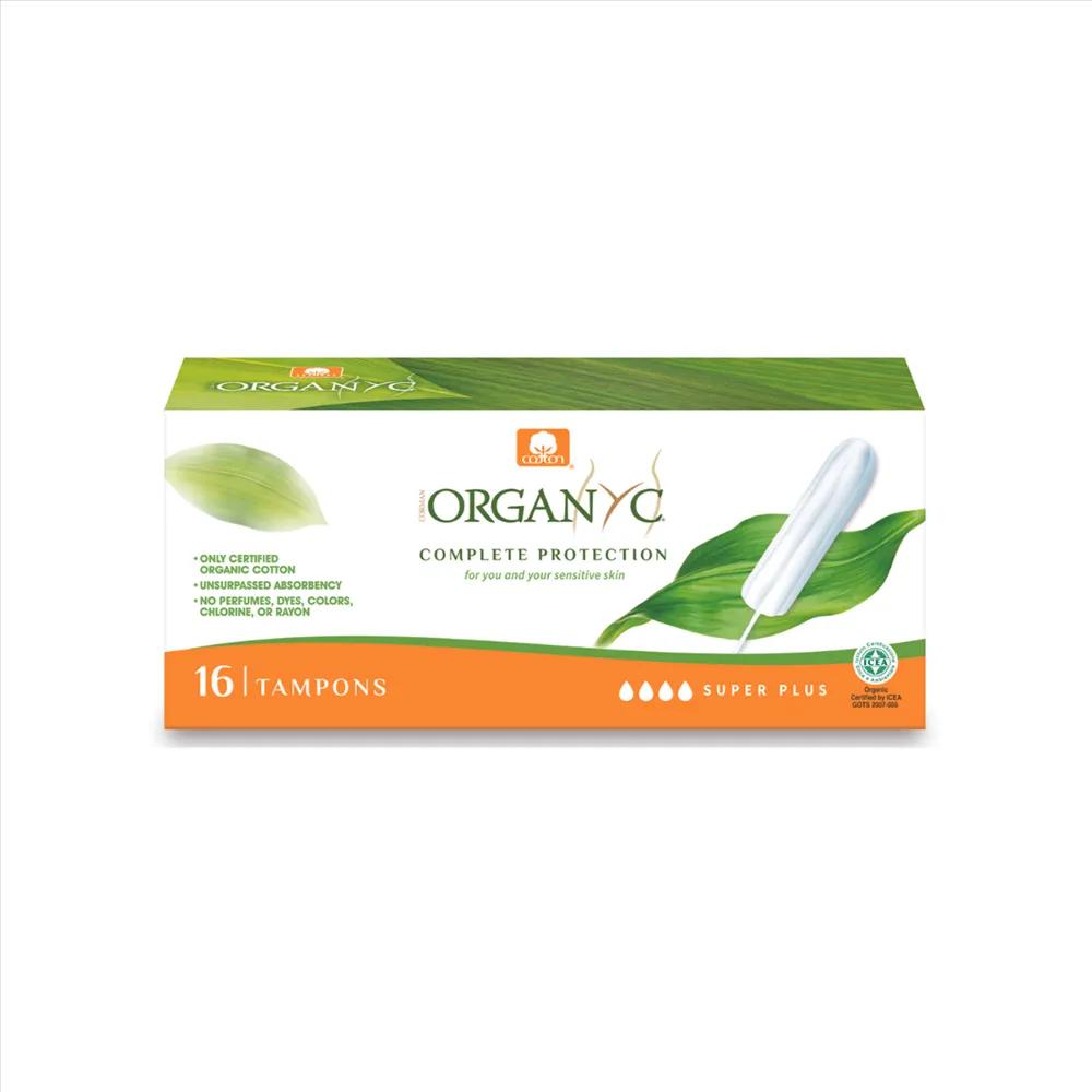 Organyc Organic Cotton Tampons Organyc Organic Cotton Tampons  Super Plus Super Plus