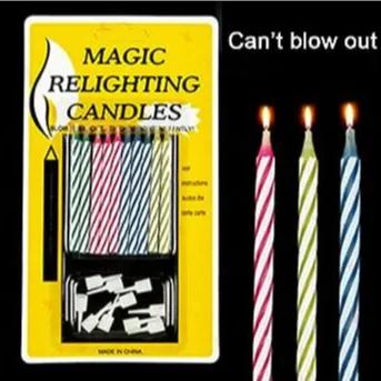 Magic Candles - 10 Pcs