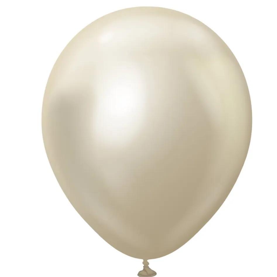 White Gold Chrome Helium Balloon