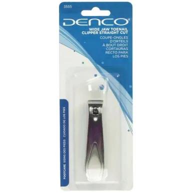 Denco 3555 Wide Jaw Toenail Clipper Straight Cut Footcare 1 Piece