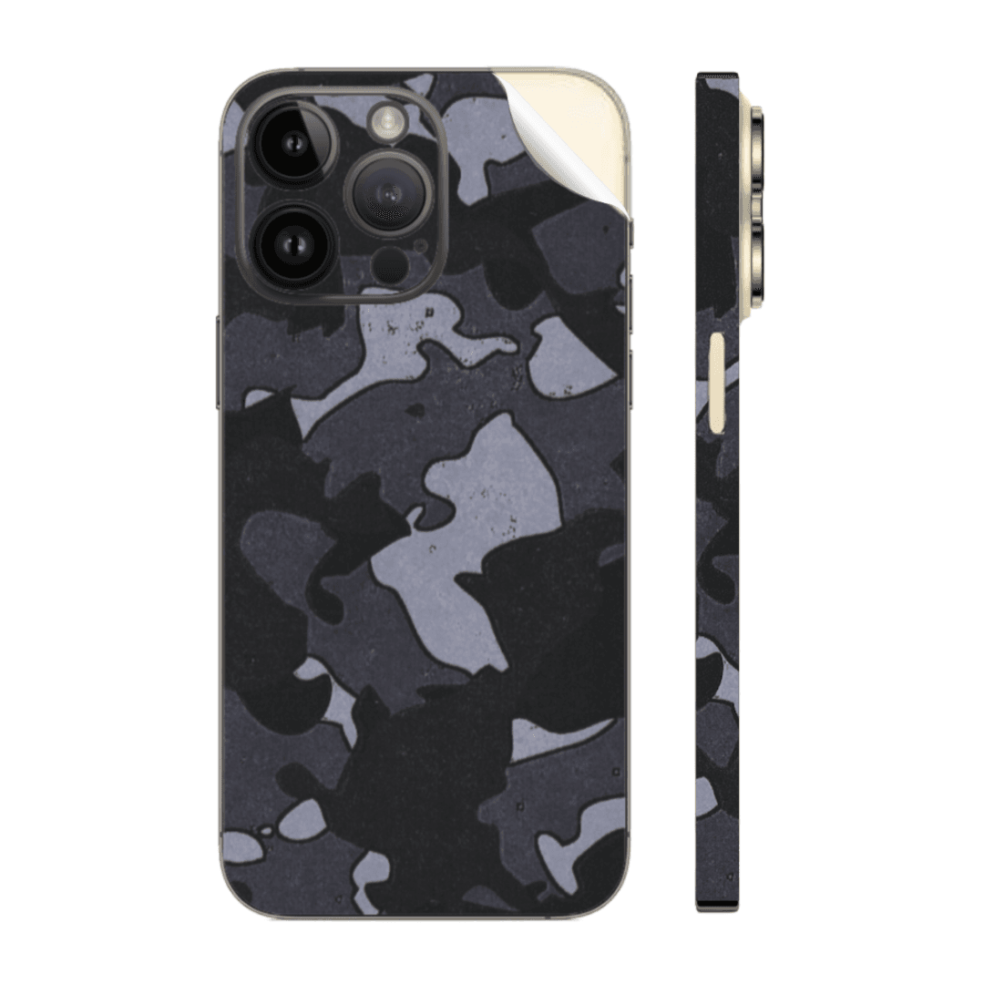 iPhone Vinyl Skin - Camo Black