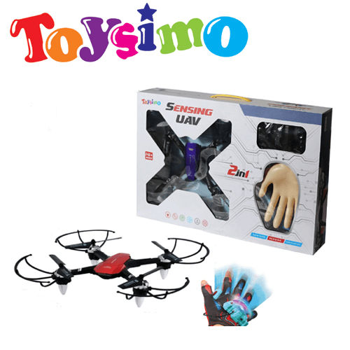 Toysimo 2 in 1 sensor E/C drone 13540