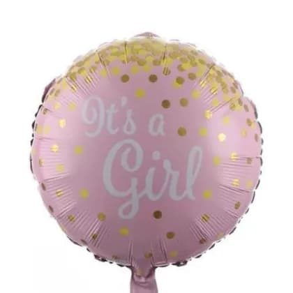 Baby Girl Helium Balloon 2