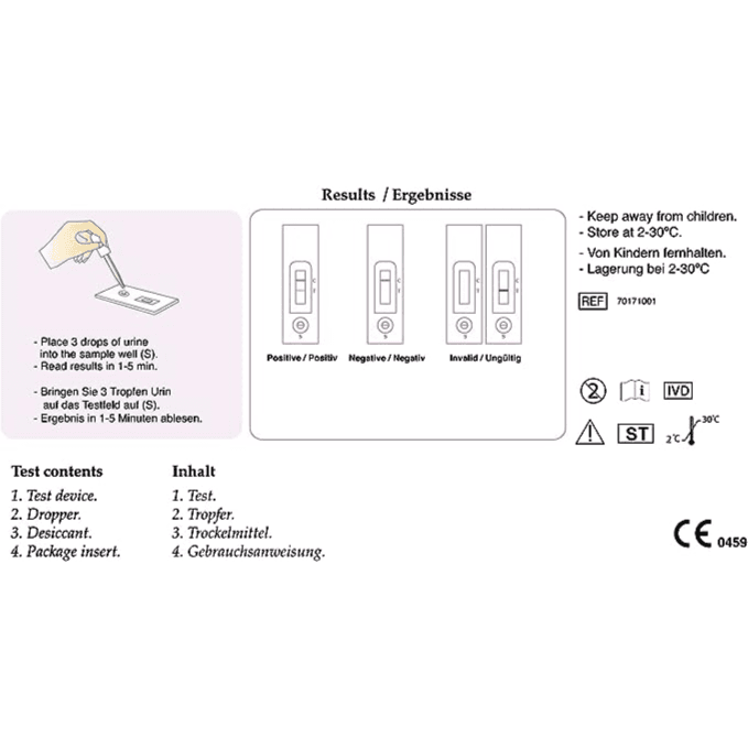 Atlas Home Pregnancy Test - 1 Test Cassette