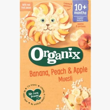 Organix Organic Banana Peach And Apple Muesli 200g