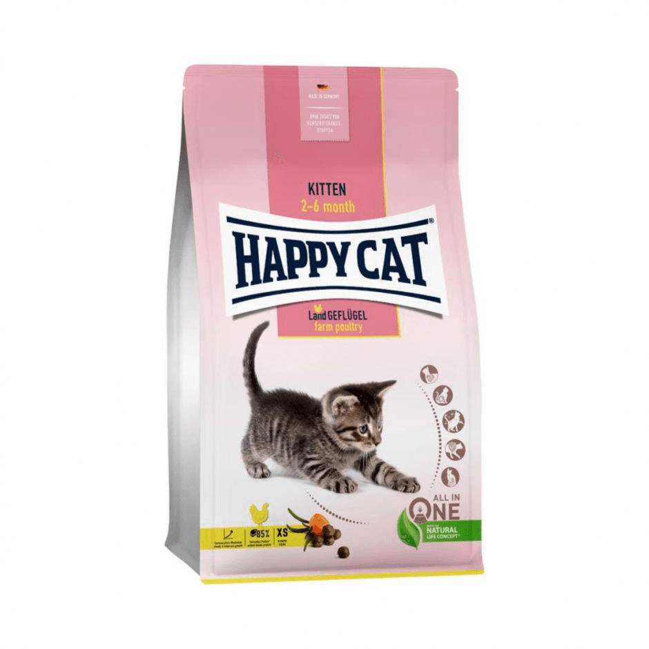 Happy Cat Kitten Farm Poultry 4Kg