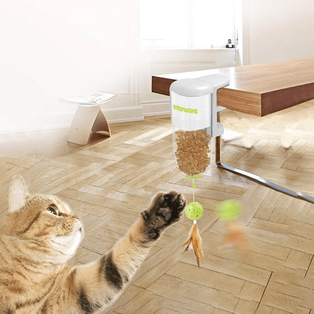 Interactive Cat Treat Dispenser