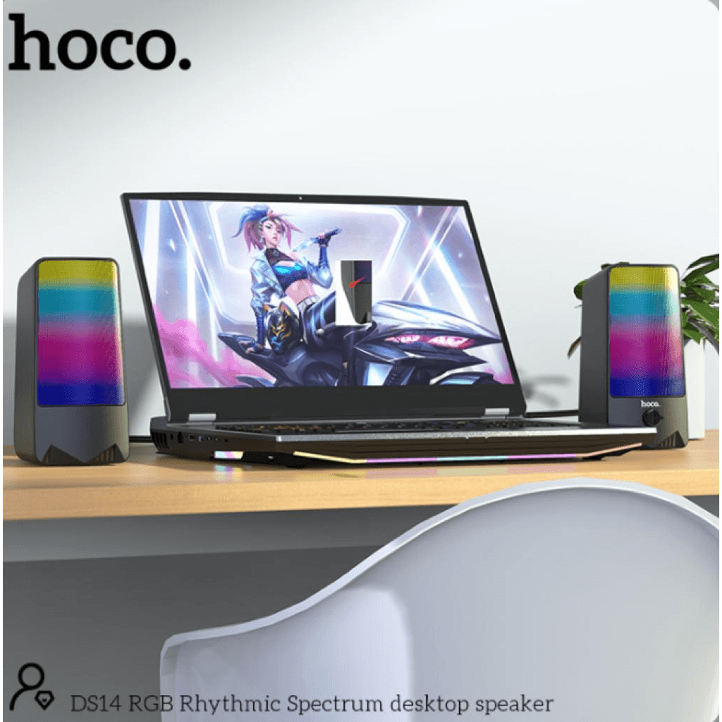 Hoco DS14 RGB Rhythmic Spectrum desktop speaker