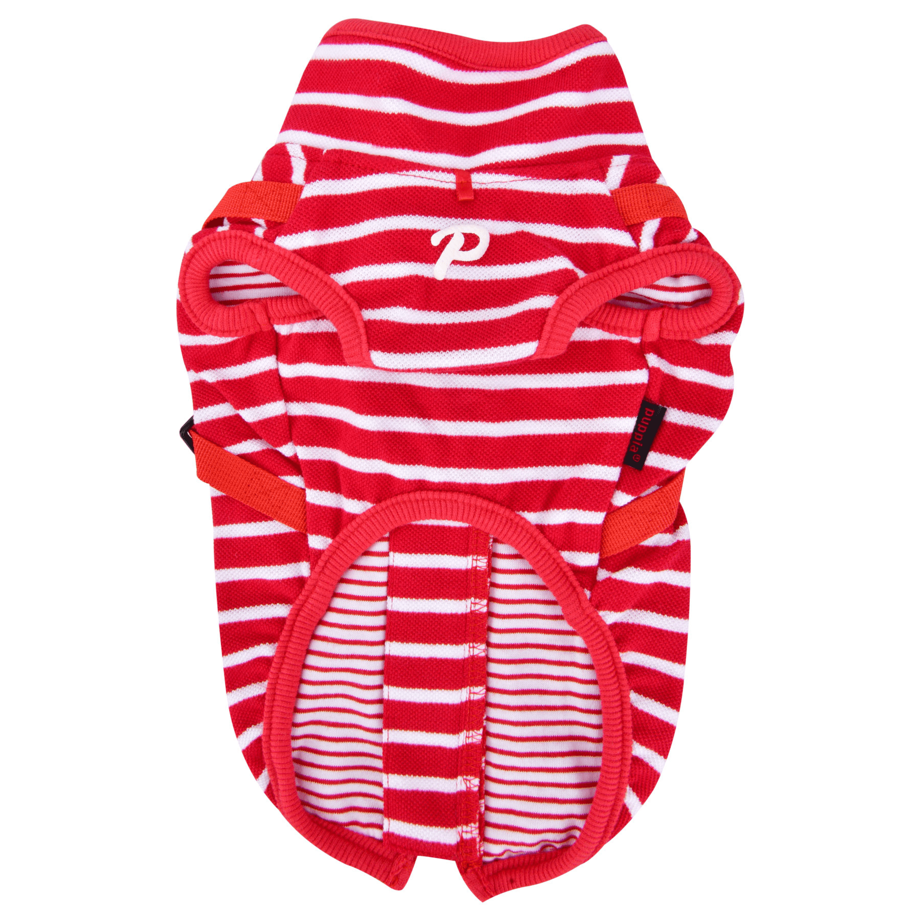 Puppia Clancy Zipper Suit - Red Medium