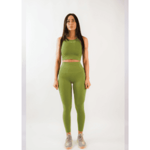 Gympanthere Sustainable Active Wear Leggings Army Color